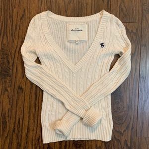 Abercombie & Fitch V Neck Wool Sweater
